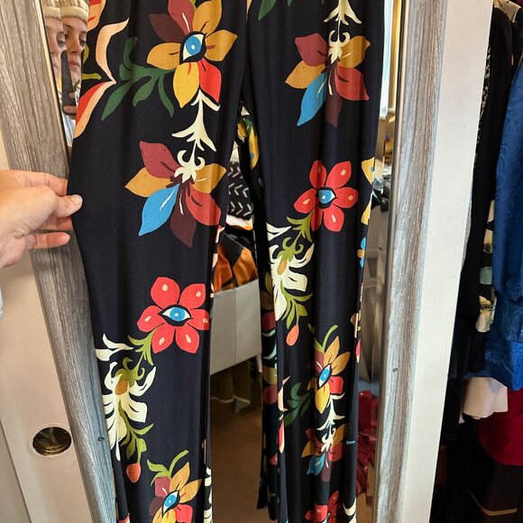 Farm Pants - Anthropology Low Rise Trippy 70's Flare Bell Bottoms